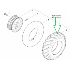 Колесо  Optima Kverneland AC496826 (АС496826)